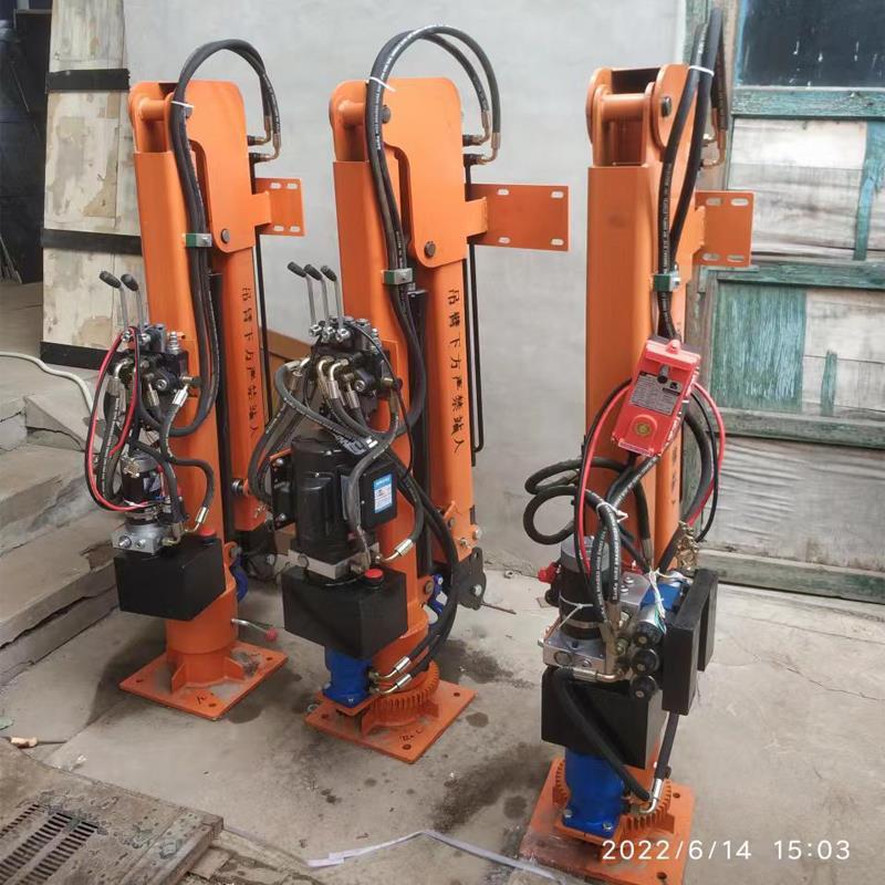 蛟河市重汽蓝牌随车吊 3.2吨 国六动力强 液压驱动 农用自卸起重机